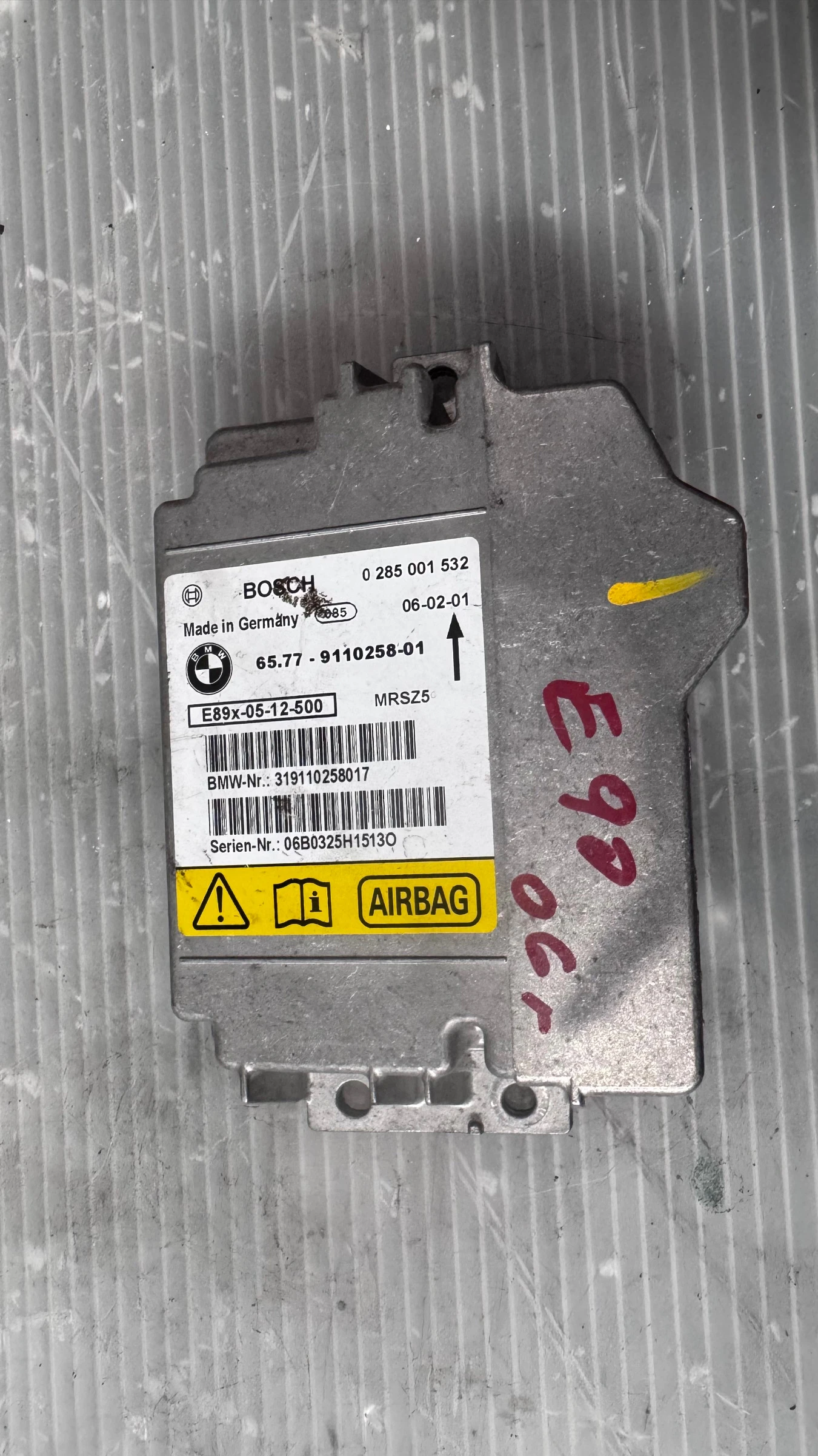 Airbag  /  /  a BMW E90 - 65.77-9110258-01 / 0285001532 | Mobile.bg   1