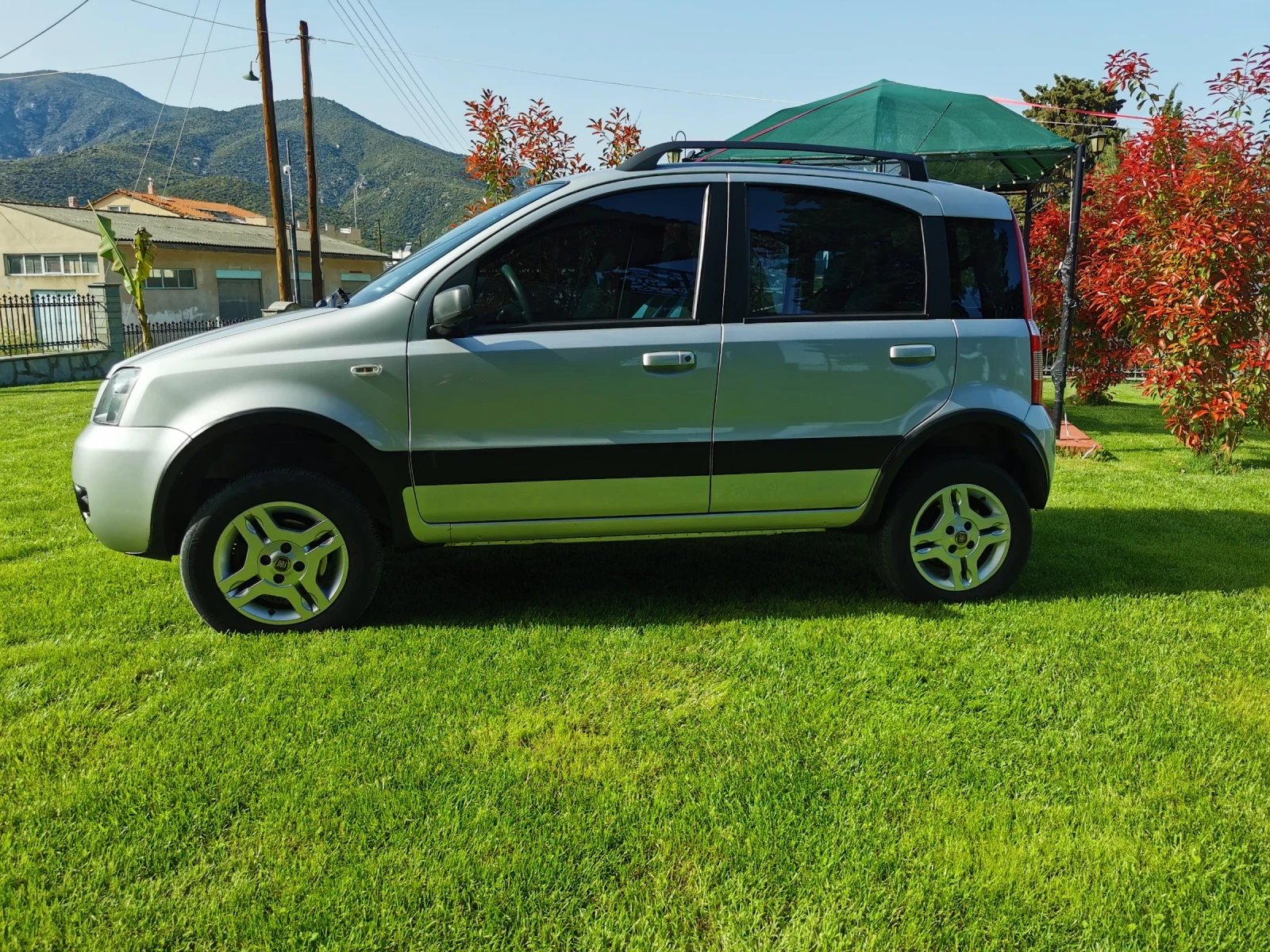 Fiat Panda 4x4 diesel 1.3 M jet климатроник , снимка 2 - Автомобили и джипове - 55709005
