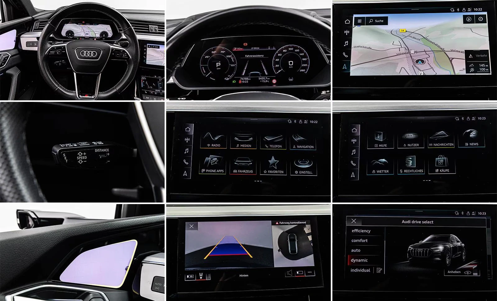 Audi E-Tron SPORTBACK/55/408HP/CAM/DIAMOND/SLINE/BLACK/922z | Mobile.bg � ����������� 16