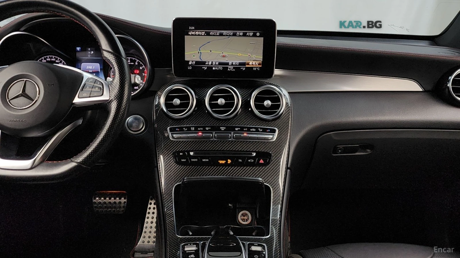 Mercedes-Benz GLC 43 AMG 4MATIC* BURMESTER* HUD* 360* КАМЕРА* ПОДГРЕВ* , снимка 11 - Автомобили и джипове - 55276943