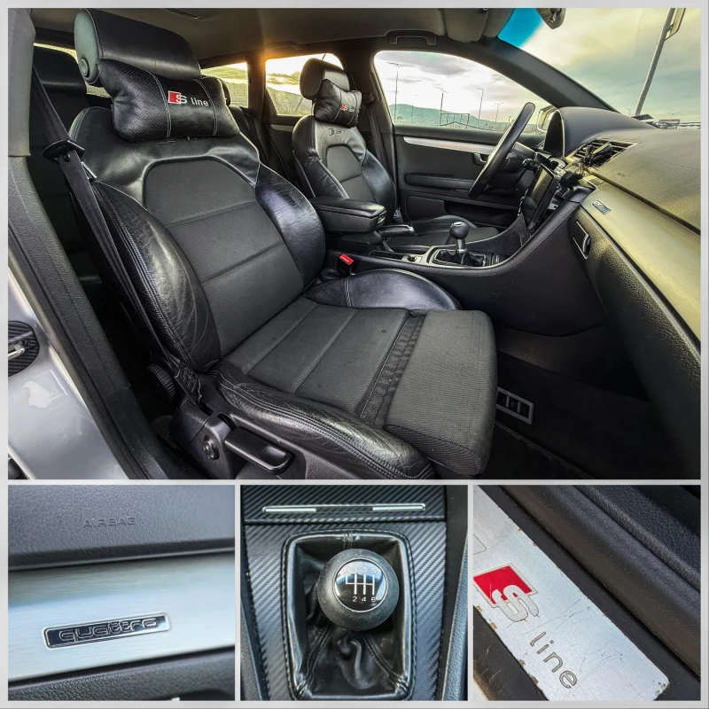 Audi A4 2.0TDI::QUATTRO::S-LINE::, снимка 10 - Автомобили и джипове - 53561051