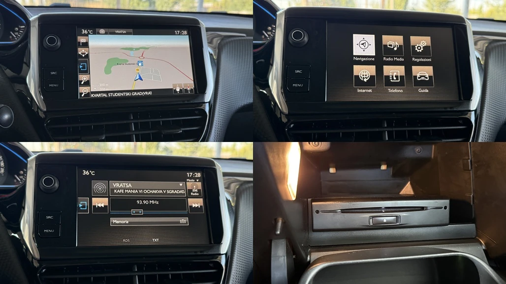 Peugeot 2008 1.6HDI-99кс/EURO 6/NAVI/КОЖА/НОВ ВНОС ОТ ИТАЛИЯ, снимка 15 - Автомобили и джипове - 55698081
