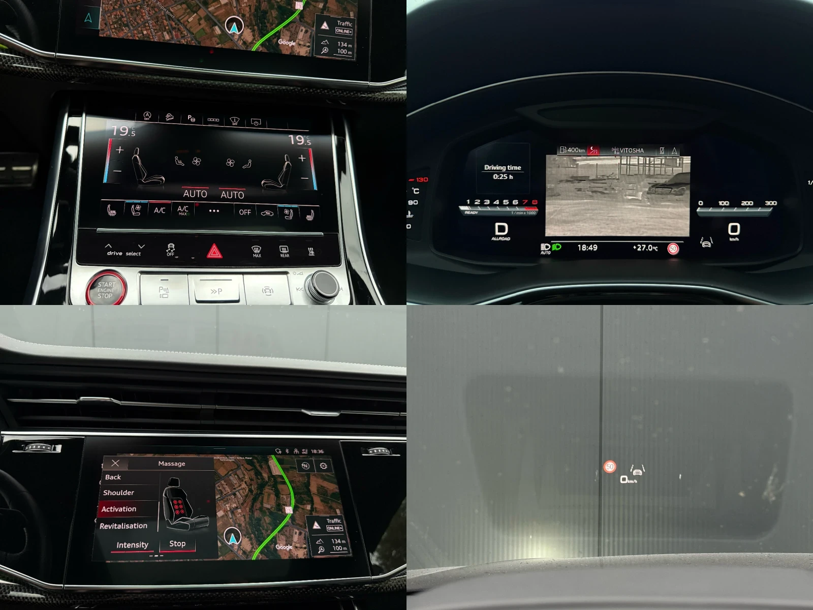 Audi SQ8 MATRIX/360/CARBON/S-LINE, снимка 11 - Автомобили и джипове - 56107998