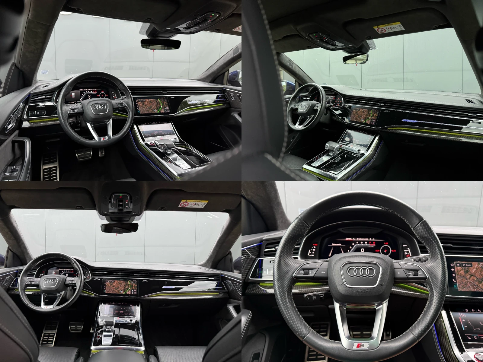 Audi SQ8 MATRIX/360/CARBON/S-LINE, снимка 7 - Автомобили и джипове - 56107998