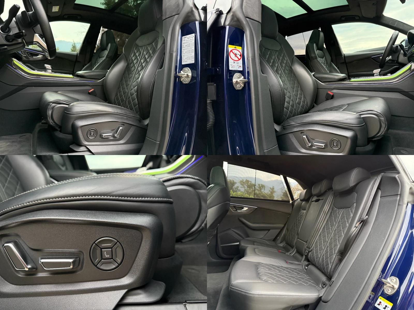 Audi SQ8 MATRIX/360/CARBON/S-LINE, снимка 8 - Автомобили и джипове - 56107998