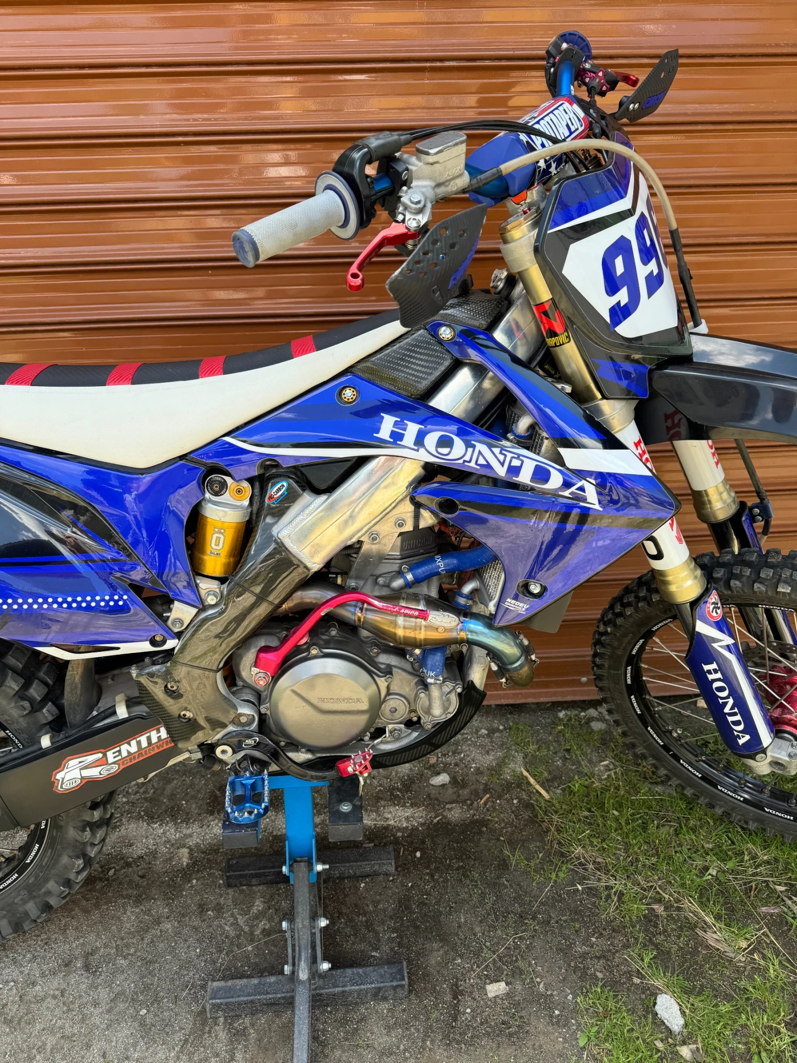 Honda Crf 450 Перфектен!!, снимка 2 - Мотоциклети и мототехника - 54801234
