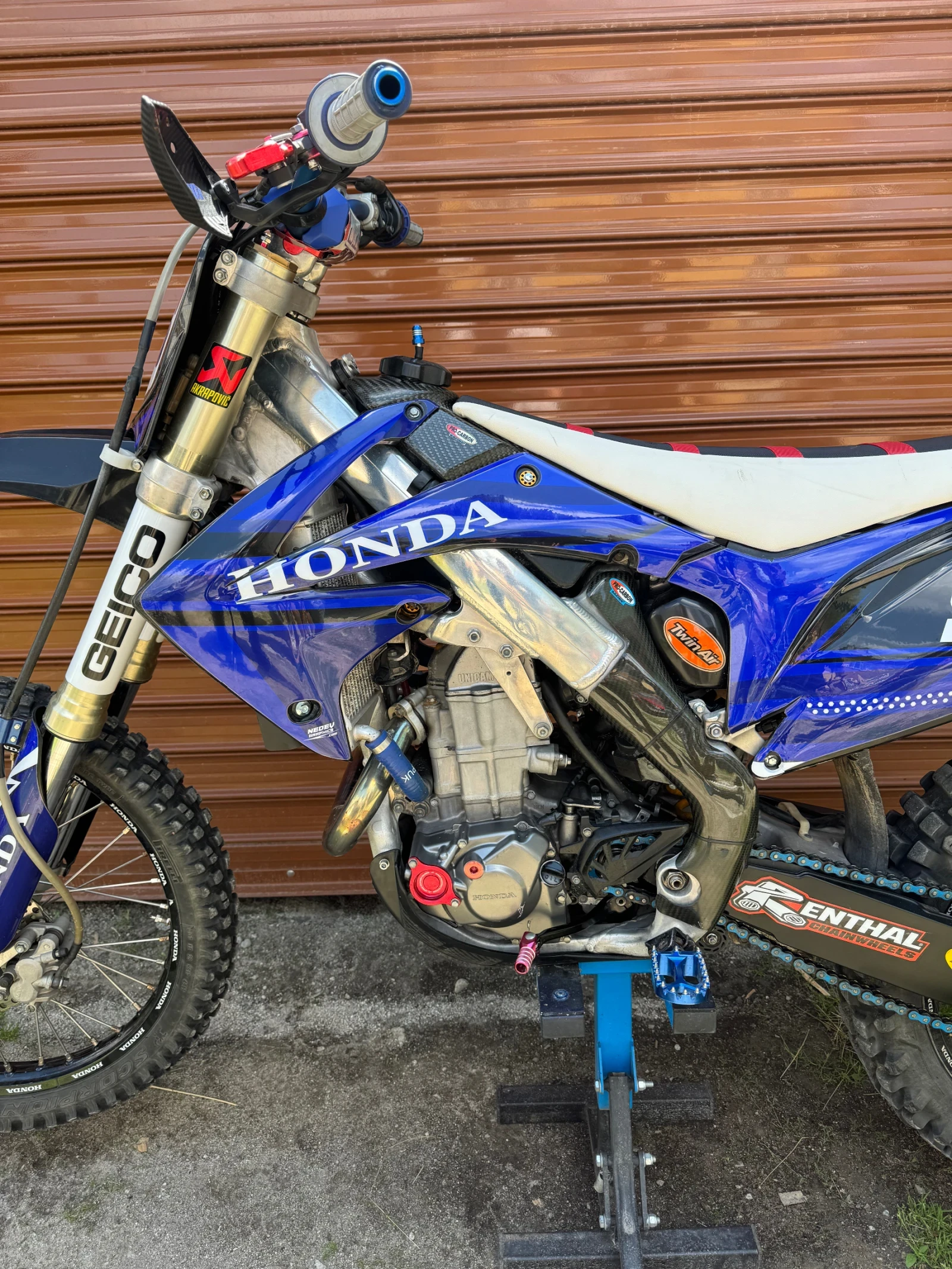 Honda Crf 450 Перфектен!!, снимка 5 - Мотоциклети и мототехника - 54801234