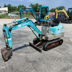 Багер Yanmar B08 * РАЗШИРЯЕМИ ВЕРИГИ * На 2600мч * , снимка 1