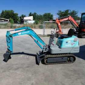 Багер Yanmar B08 * РАЗШИРЯЕМИ ВЕРИГИ * На 2600мч * , снимка 2