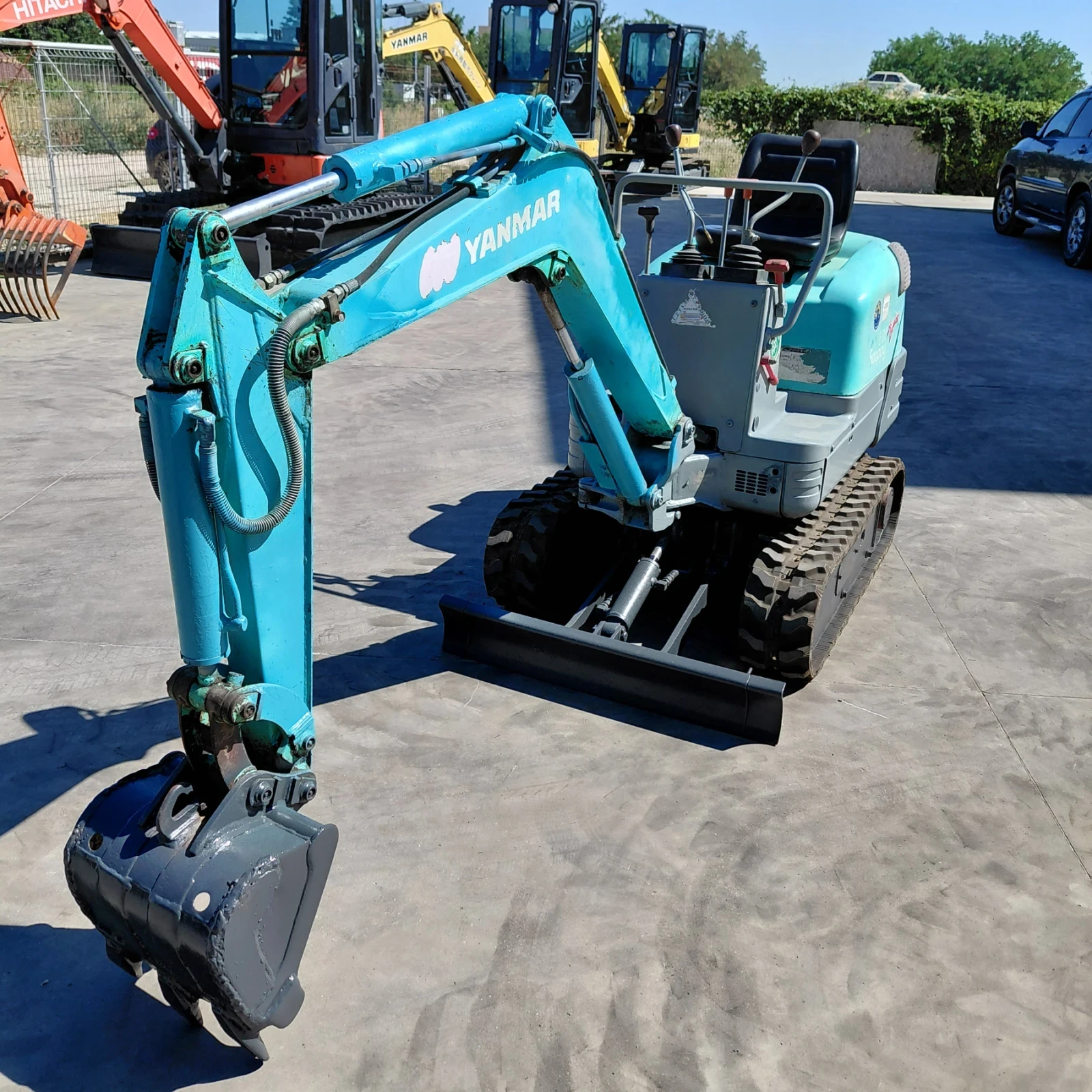 Багер Yanmar B08 * РАЗШИРЯЕМИ ВЕРИГИ * На 2600мч * , снимка 8 - Индустриална техника - 53357264
