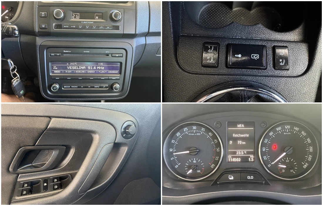Skoda Fabia 1.6TDI-90кс., снимка 15 - Автомобили и джипове - 55960884