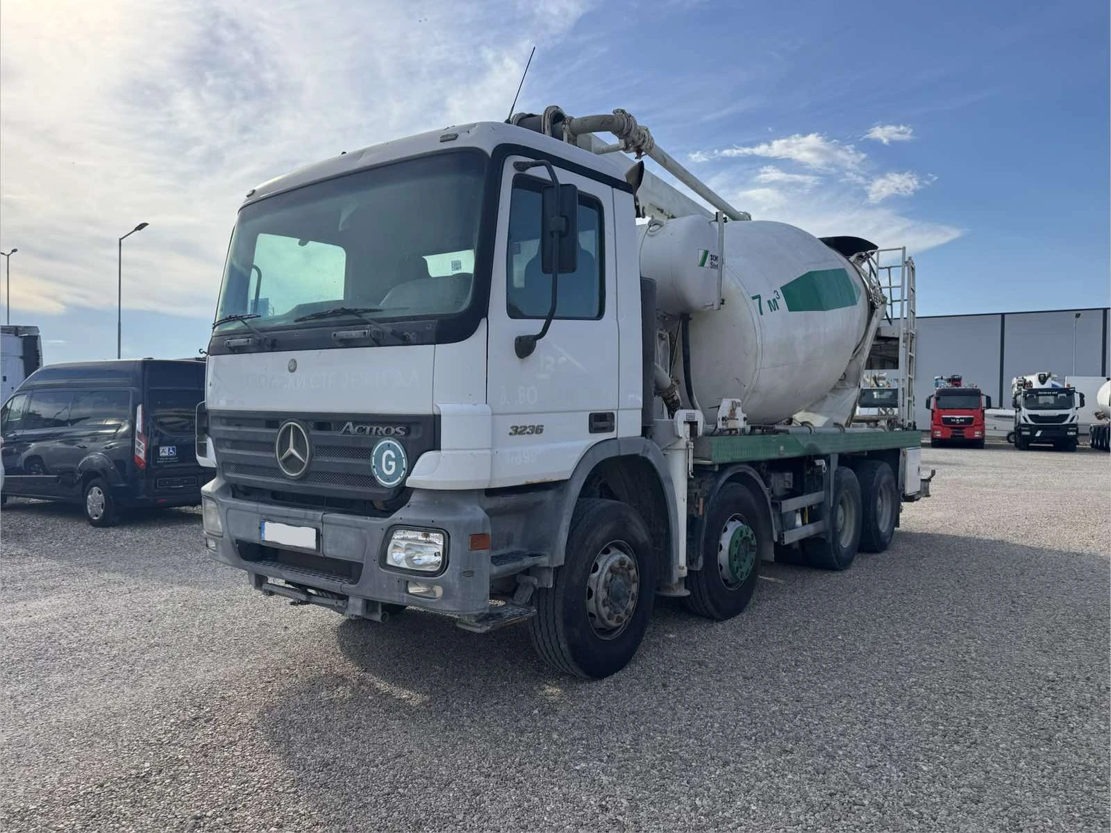 Бетон помпа Mercedes-Benz ACTROS 3236 SCHWING KVM26-100, снимка 3 - Индустриална техника - 54856406