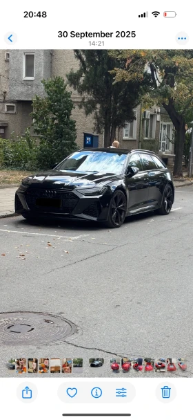 Audi Rs6 black edition панорама, снимка 1