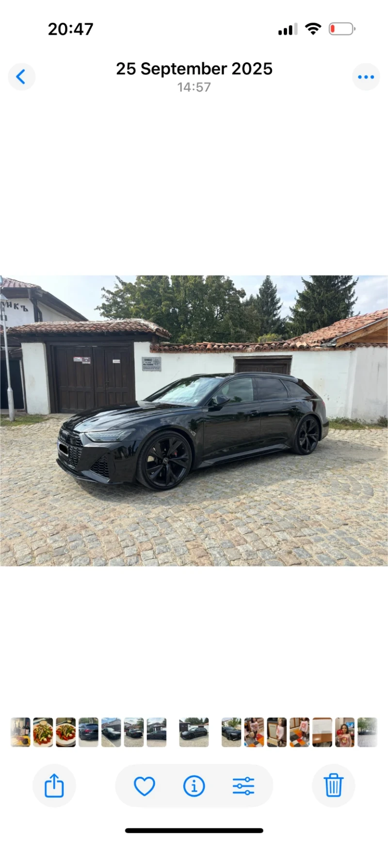 Audi Rs6 black edition панорама, снимка 3 - Автомобили и джипове - 52958398
