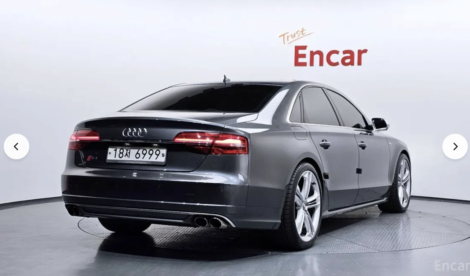 Audi S8 CARBON* B&O* DISTRONIC* МАСАЖ* HEAD-UP* 360 КАМЕРИ, снимка 4 - Автомобили и джипове - 54084474