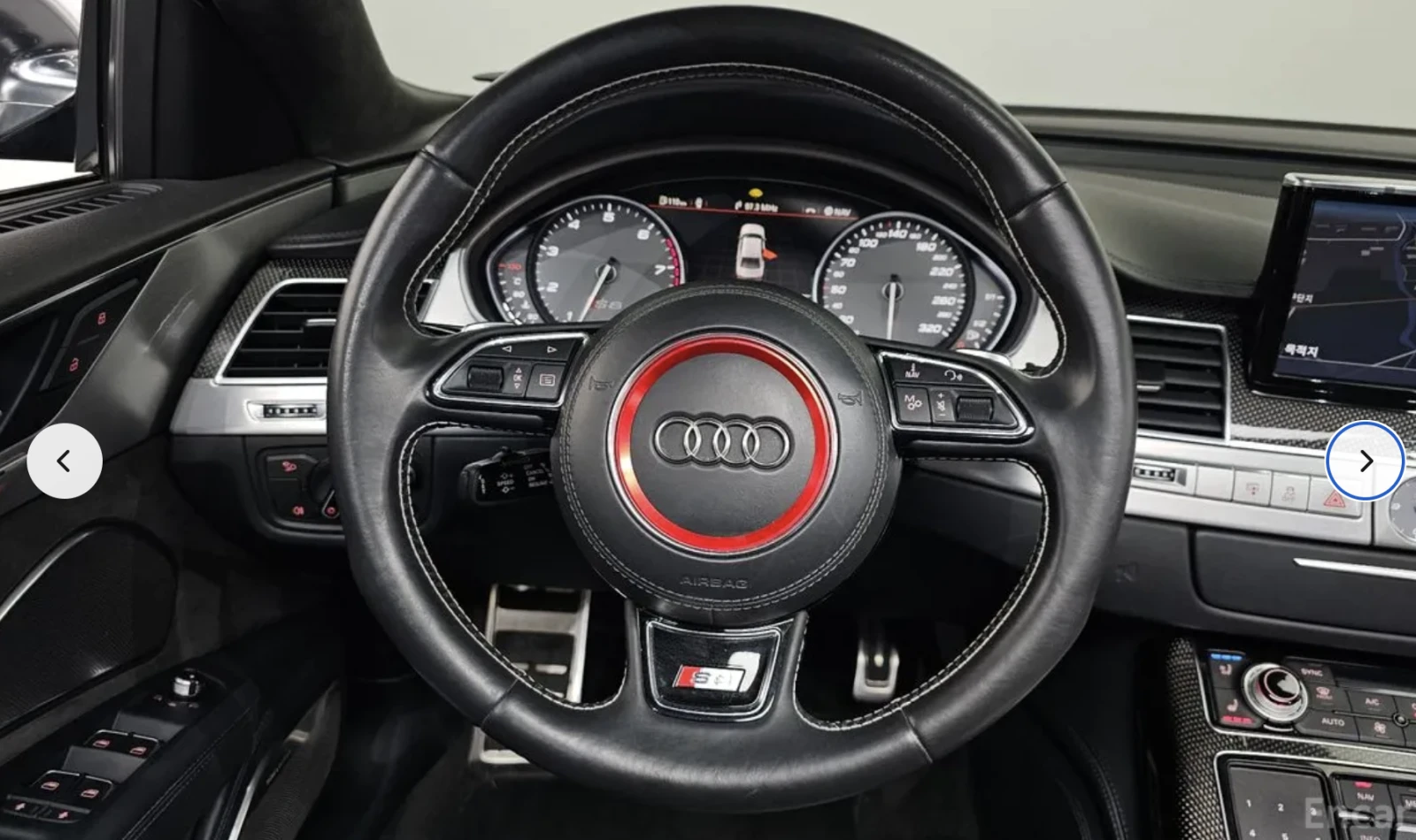 Audi S8 CARBON* B&O* DISTRONIC* МАСАЖ* HEAD-UP* 360 КАМЕРИ, снимка 11 - Автомобили и джипове - 54084474