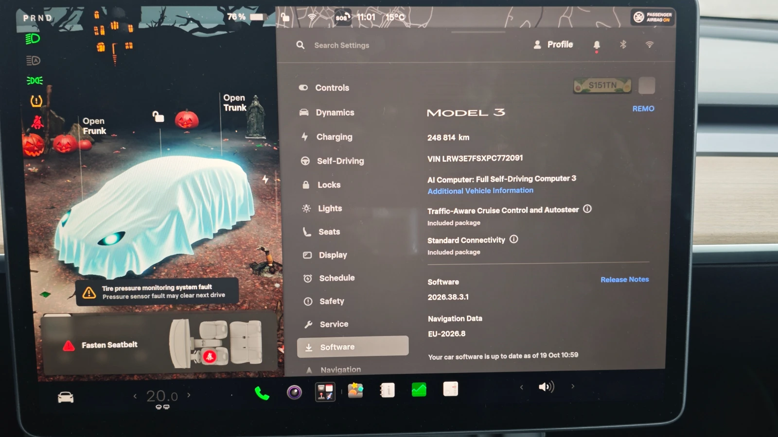 Tesla Model 3 Standard Range LFP, снимка 11 - Автомобили и джипове - 56568635