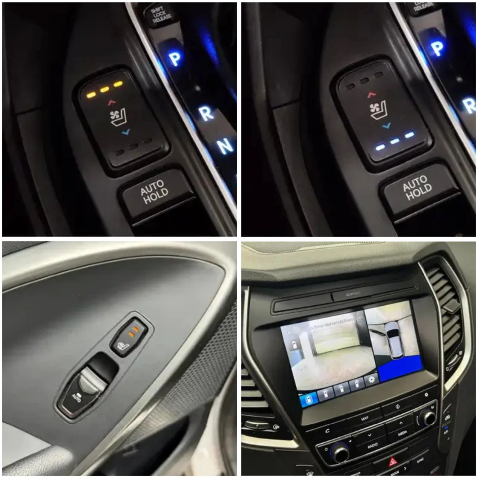 Hyundai Santa fe 2, 2D-200k.c/4x4/ПАНОРАМА/ОБДУХВАНЕ/КАМЕРА-360/FUL, снимка 13 - Автомобили и джипове - 54622358