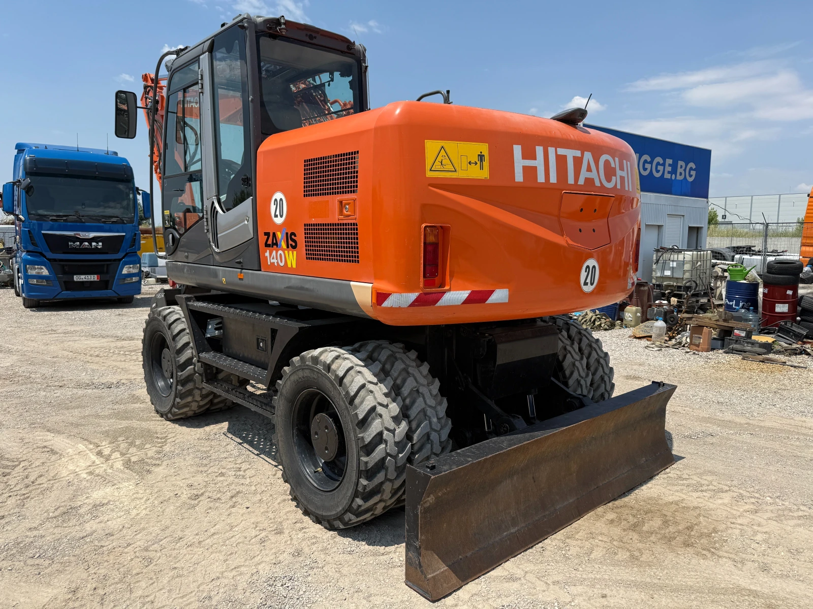 Багер Hitachi ZX 140 W-3, снимка 7 - Индустриална техника - 55560108
