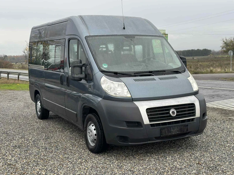 Fiat Ducato 2.3HPI* 9-местен* Климатик* Германия* 120кс* 6ск* , снимка 3 - Бусове и автобуси - 52666986
