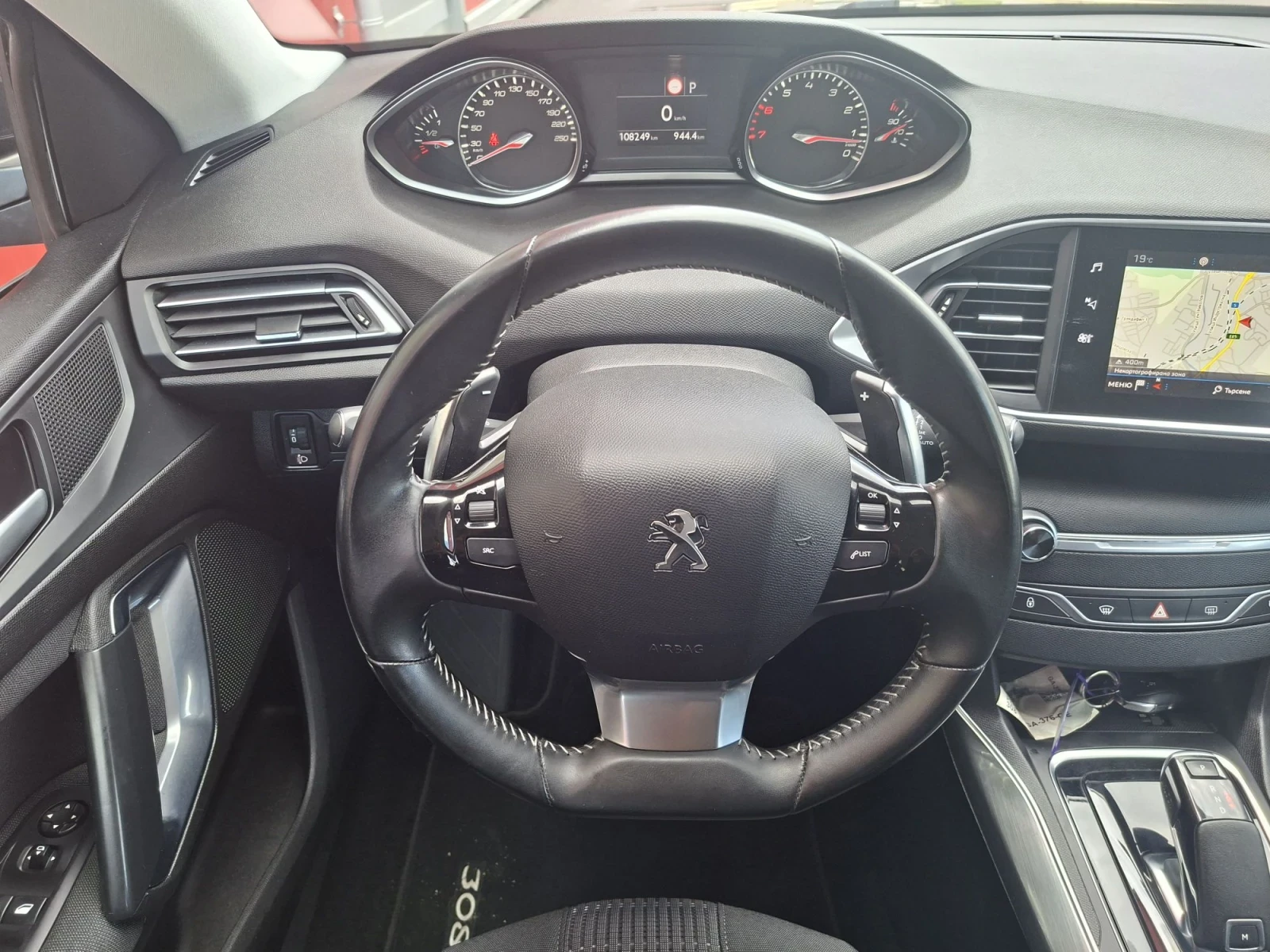 Peugeot 308 1.2 бензин автомат 100хил, снимка 12 - Автомобили и джипове - 56322452