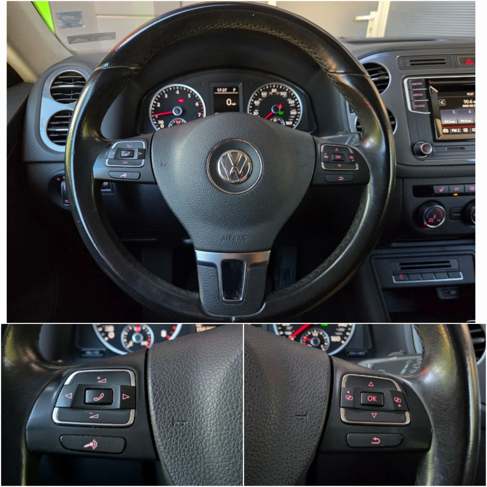 VW Tiguan 2.0 TSI Facelift * Keyless * Автоматик * 4х4, снимка 9 - Автомобили и джипове - 54840629