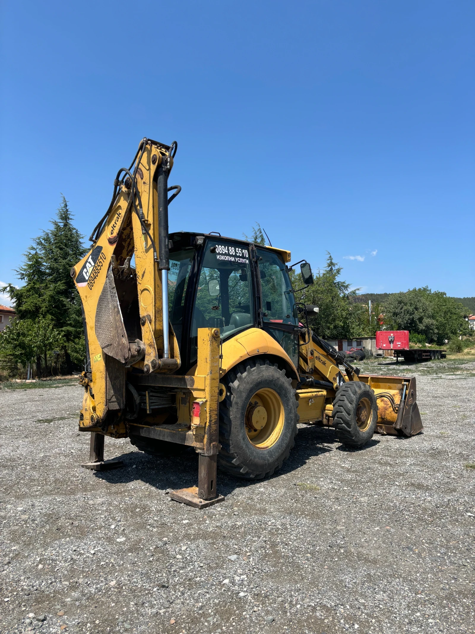 Багер Caterpillar 428 Е, снимка 2 - Индустриална техника - 55597819