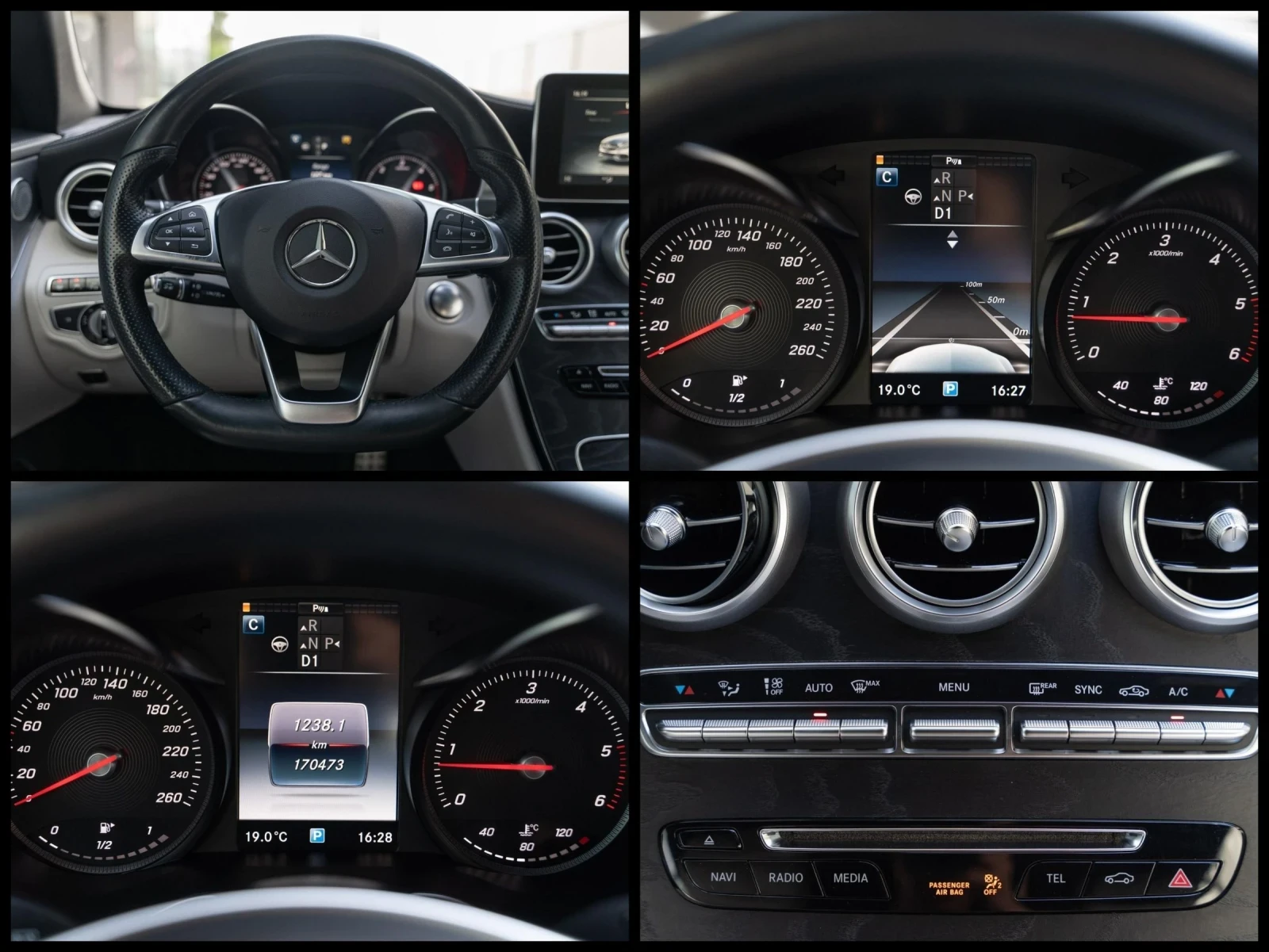 Mercedes-Benz C 220 AMG, AIRMATIC, Distronic+ , 9G, Nappa, HUD, Burmes | Mobile.bg � ����������� 10