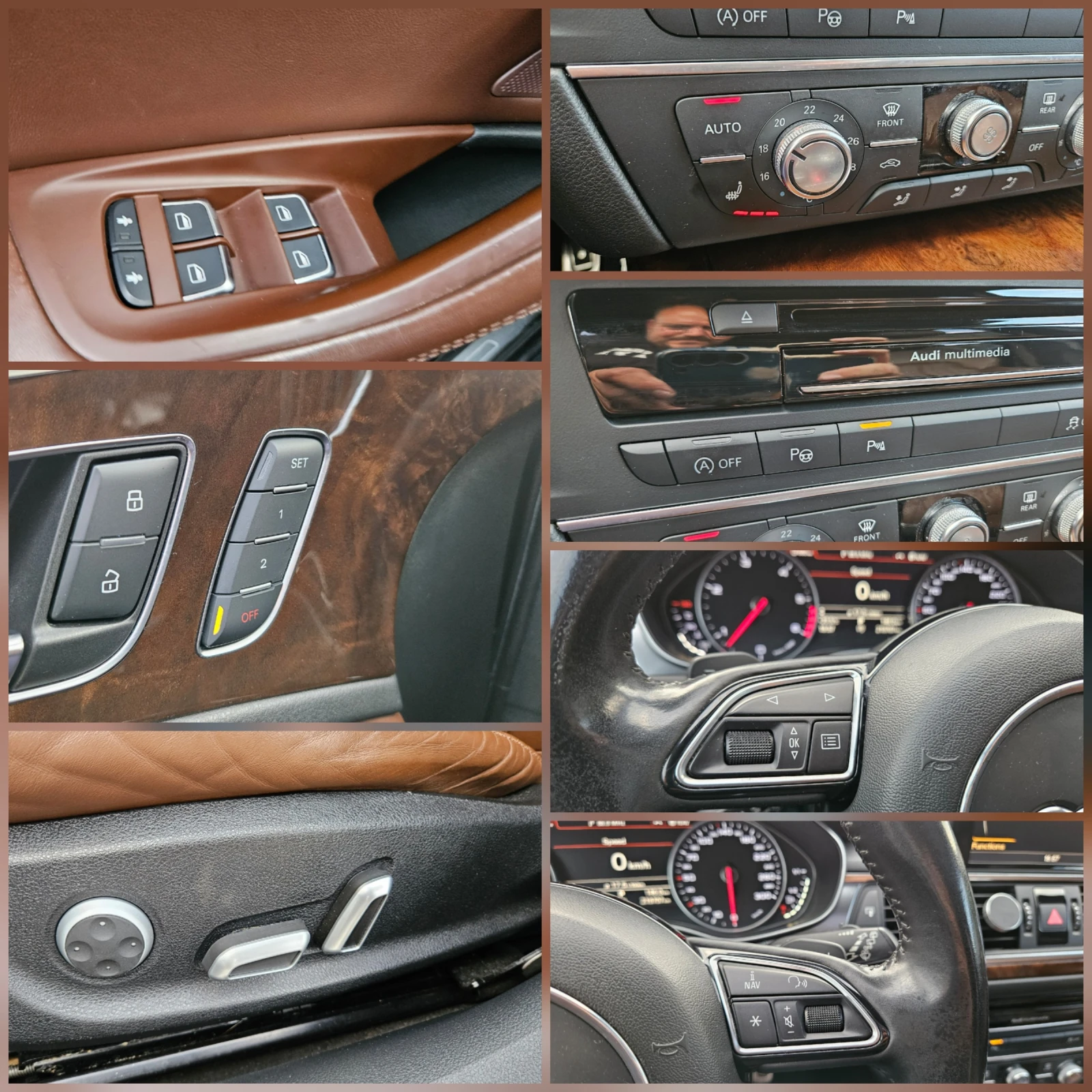 Audi A6 3.0 BiTdi 8zf-AVTOMAT/DISTR/PANORAM/QUATTRO/UNIKAT, снимка 15 - Автомобили и джипове - 54840581