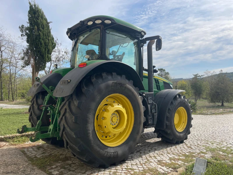 Трактор John Deere 7250R POWER SHIFT E-23 НАВИГАЦИЯ НОВИ ГУМИ ЛИЗИНГ, снимка 8 - Селскостопанска техника - 47523267