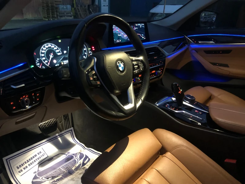 BMW 530 D GERMANY-HEAD-UP-PODGREV-AMBIENT-PANORAMA-LED!, снимка 14 - Автомобили и джипове - 47959976