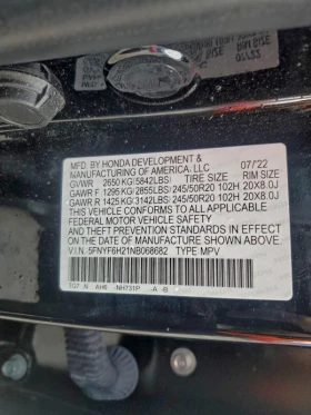 Honda Pilot 3.5L 6 All wheel drive - 33943 лв. / 17354.78 € - 66040986 7