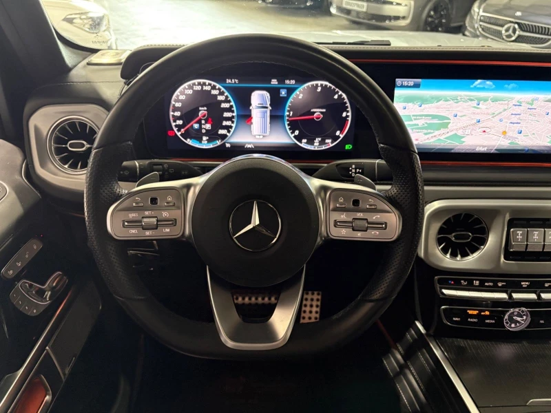 Mercedes-Benz G 400 d/AMG/4-MATIC/MANUFAKTUR/SUPERIOR/BURM/360/, снимка 11 - Автомобили и джипове - 53093530