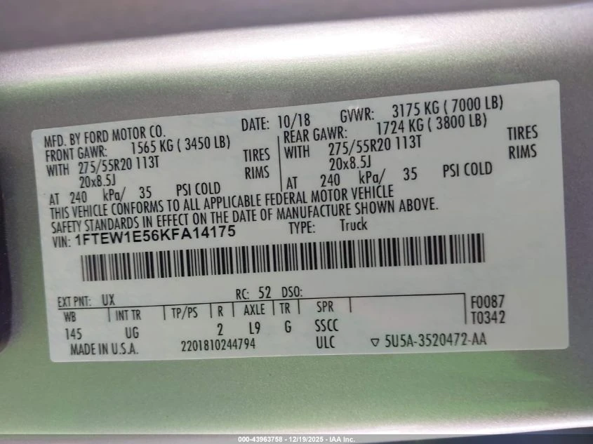 Ford F150 5l F-150 Xlt - изображение 9