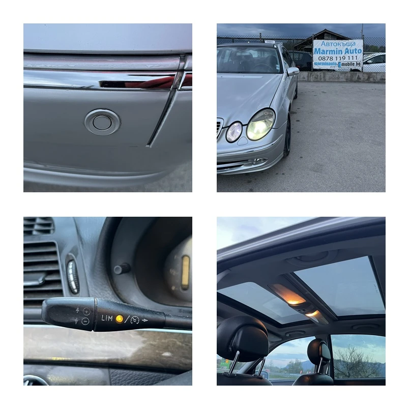 Mercedes-Benz E 270 2.7CDI 177кс AVANTGARDE КСЕНОН ПАНОРАМА, снимка 14 - Автомобили и джипове - 54240973