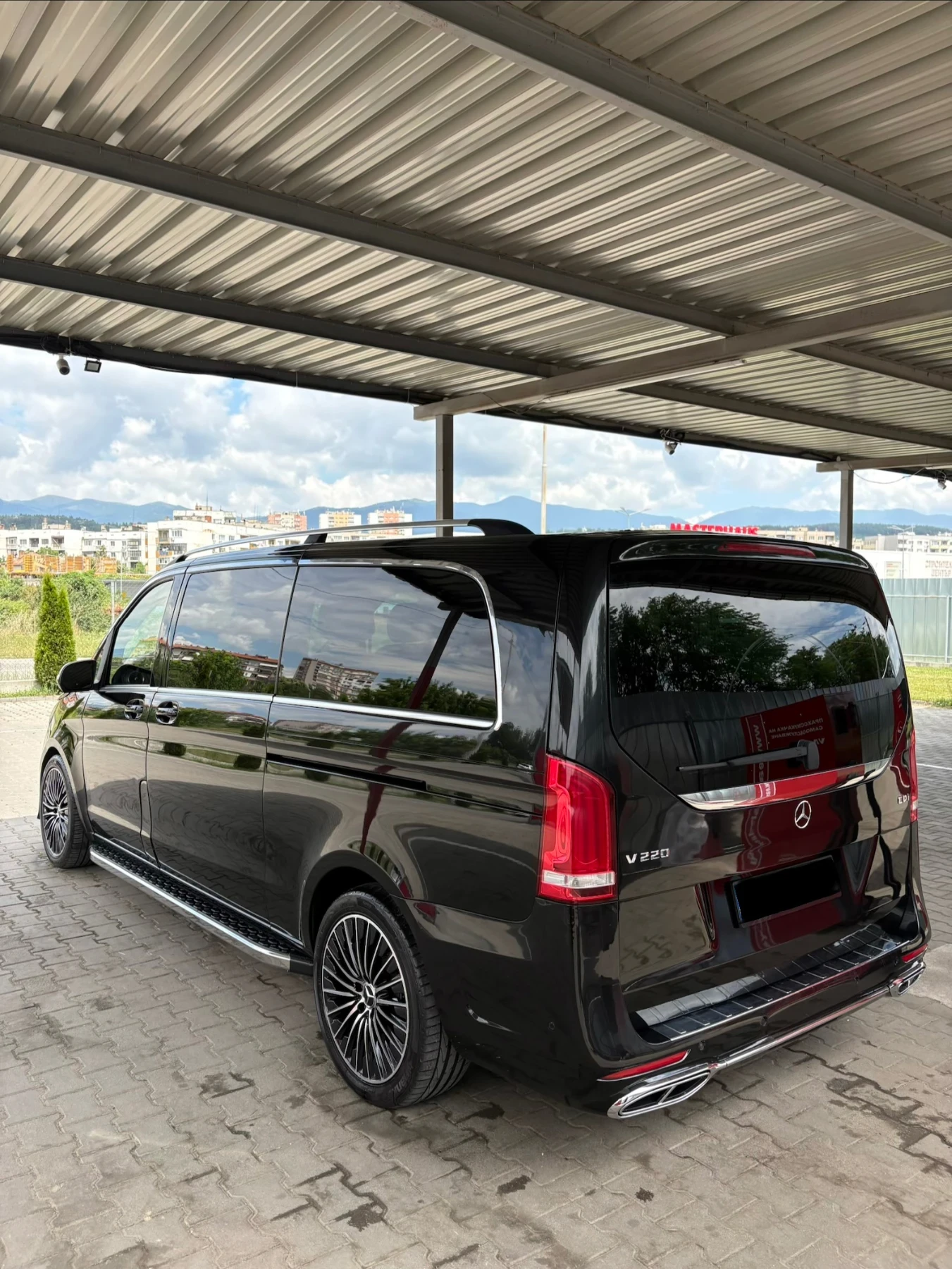Mercedes-Benz V 220 Extra long camera , снимка 5 - Бусове и автобуси - 55041260