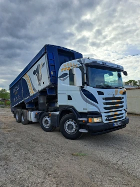Scania G 370 8x4-самосвал/зърновоз, снимка 1