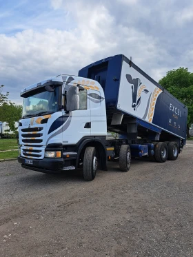 Scania G 370 8x4-самосвал/зърновоз, снимка 3