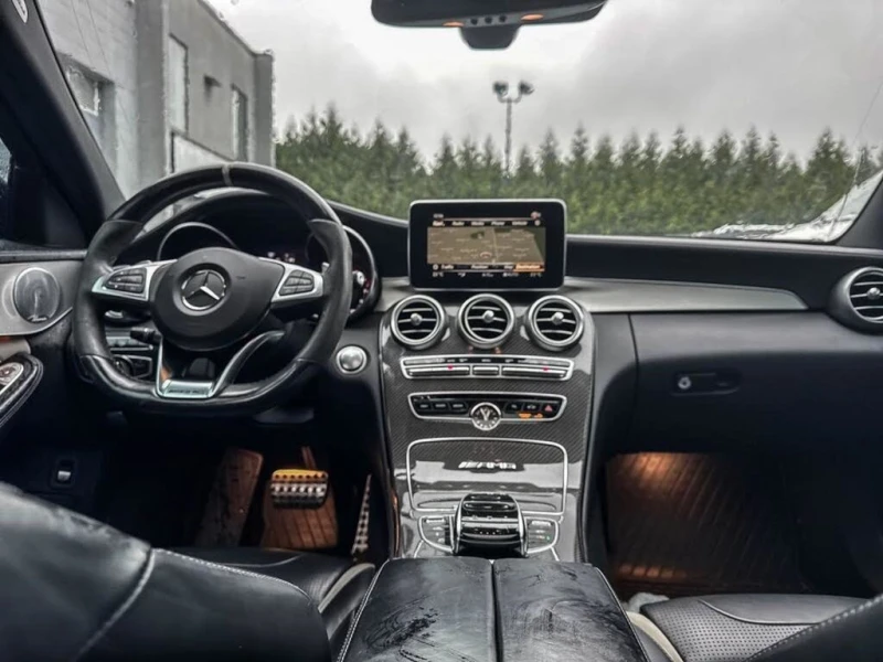 Mercedes-Benz C 63 AMG S * 4MATIC * BURMESTER * AMBIENT * ПОДГРЕВ * PANO , снимка 10 - Автомобили и джипове - 53418614