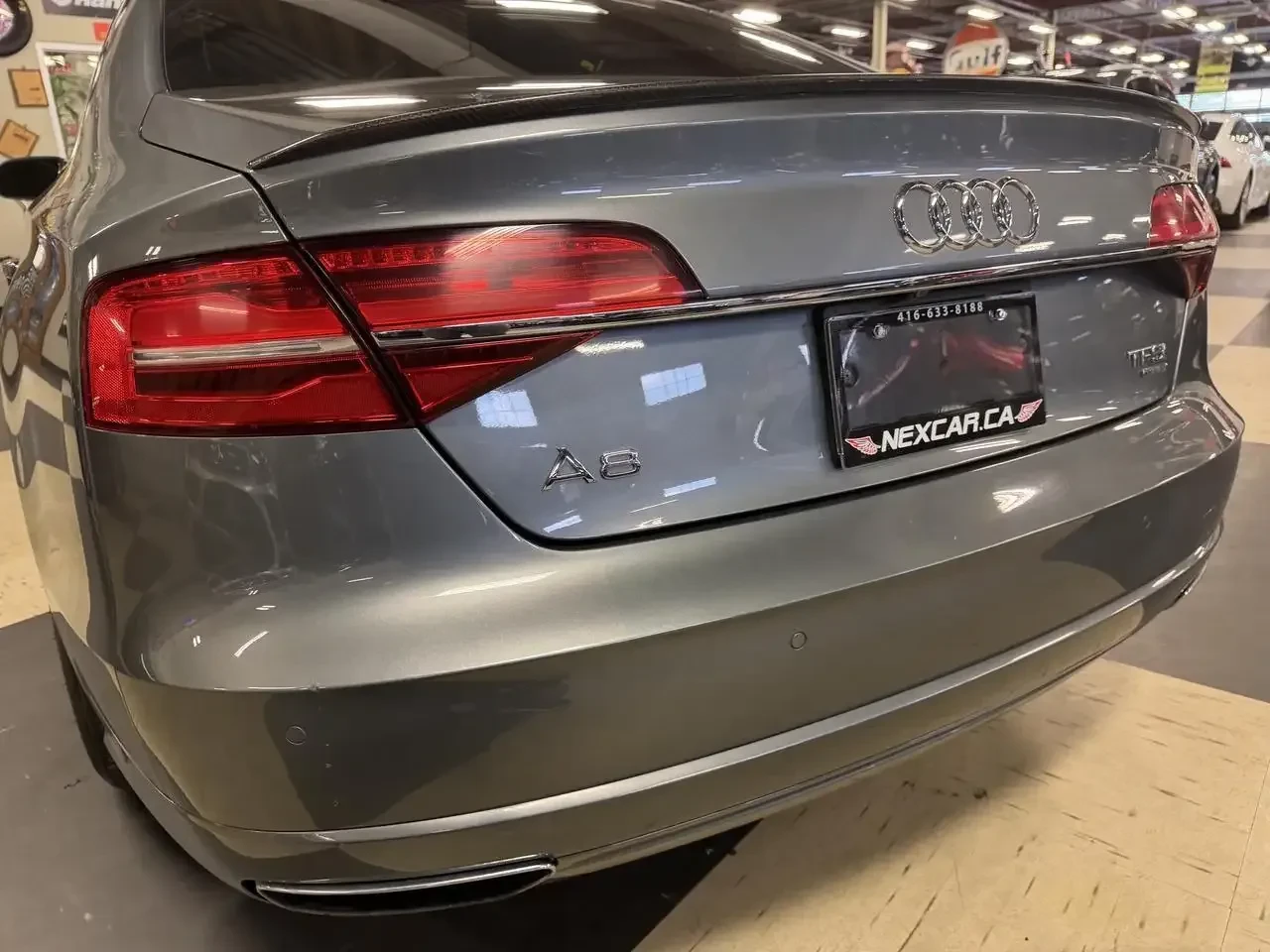 Audi A8 4.0T* V8* 450К.С+ * 360* HUD* ОБДУХ* ДИСТРОНИК, снимка 2 - Автомобили и джипове - 55769623