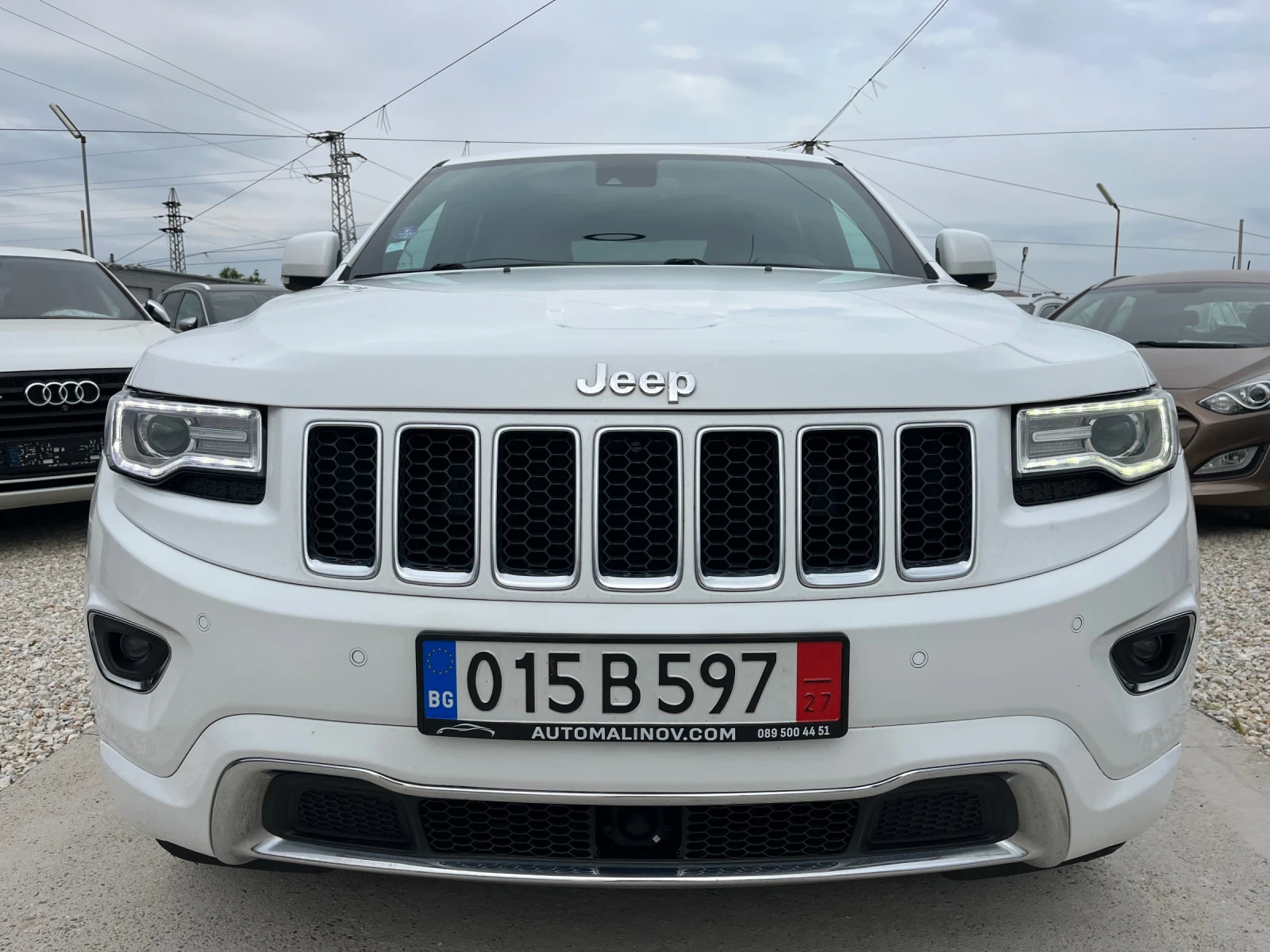 Jeep Grand cherokee Overland, 08/2015, кожа, подгрев, вентилация, пано - изображение 2