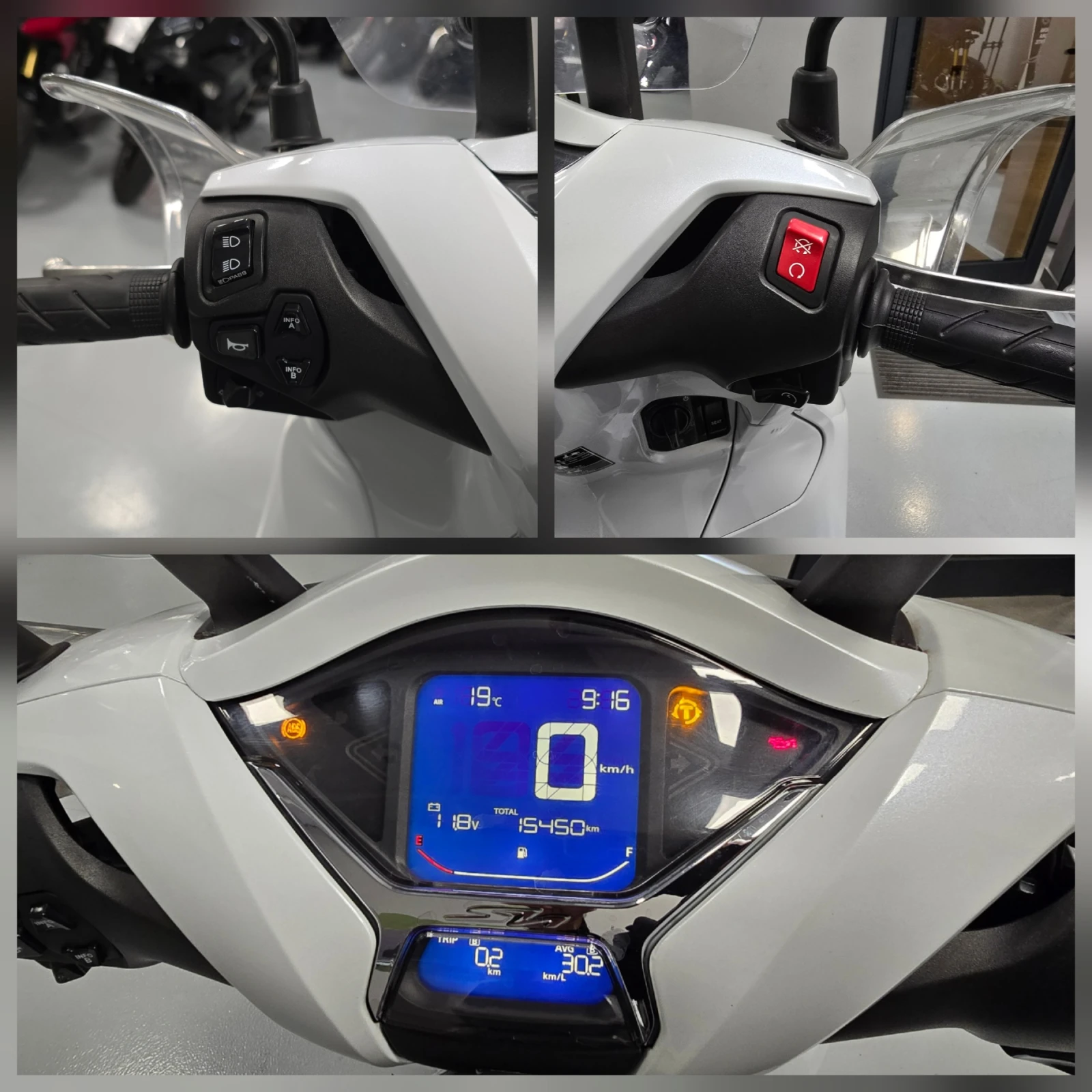Honda Sh 350ie, ABS-TCS, Led, Keyless! | Mobile.bg   13