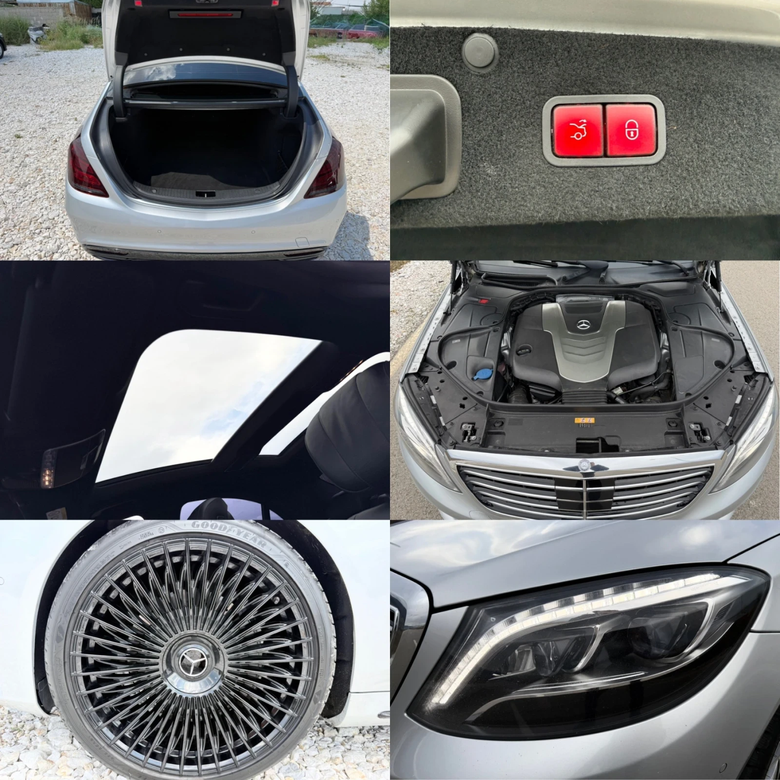 Mercedes-Benz S 350 CDI / FULL / 9G / 4MATIC / AMG / 360 / PANORAMA, снимка 16 - Автомобили и джипове - 55123611