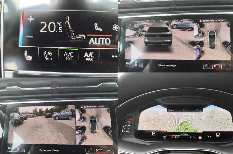 Audi SQ8 4.0HYBRID* QUATTRO* BI TURBO* BANG&OLUFSEN* EURO6D, снимка 9 - Автомобили и джипове - 51203381