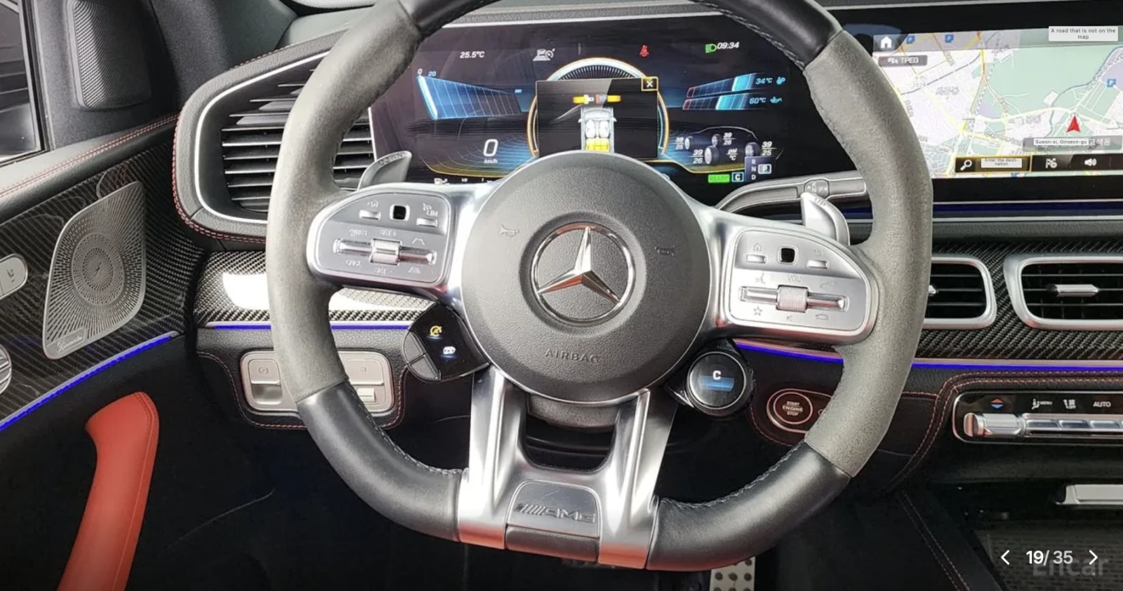 Mercedes-Benz GLE 53 4MATIC 4MATIC+ BURMESTER* ОБДУХВАНЕ* LANE ASS* ПАНО* 360, снимка 10 - Автомобили и джипове - 54781484