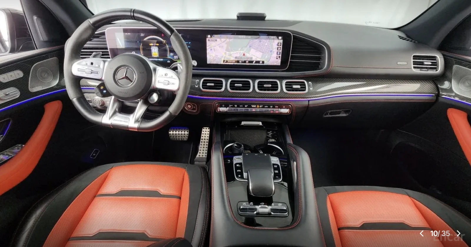 Mercedes-Benz GLE 53 4MATIC 4MATIC+ BURMESTER* ОБДУХВАНЕ* LANE ASS* ПАНО* 360, снимка 7 - Автомобили и джипове - 54781484