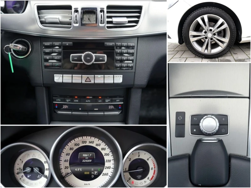 Mercedes-Benz E 220 Авантгард/LED/7G tronic/Кожа, снимка 12 - Автомобили и джипове - 53267368