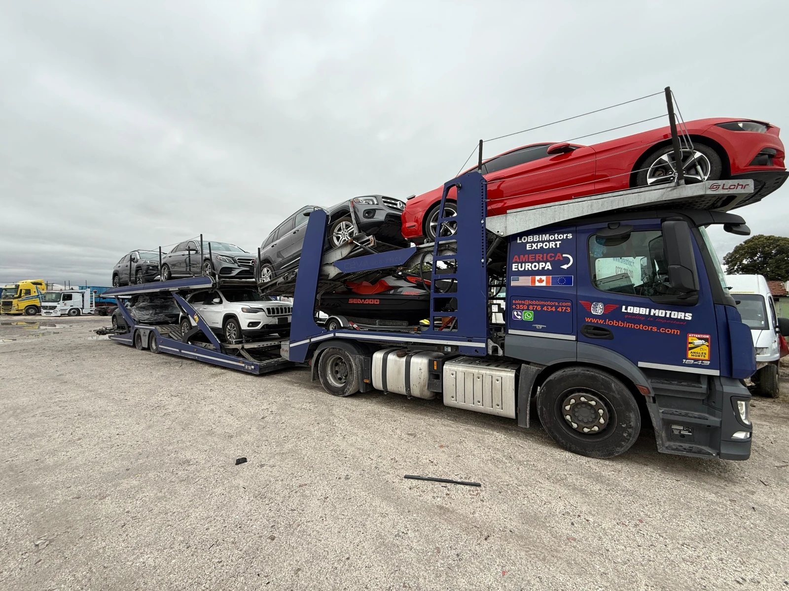 Mercedes-Benz Actros LOHR PXS 2.53 2018   6  | Mobile.bg   15