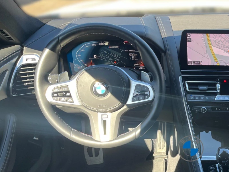 BMW 850 M850i/xDrive/M-SPORT/GRAN COUPE/LASER/H&K/HEAD UP/, снимка 8 - Автомобили и джипове - 52653915