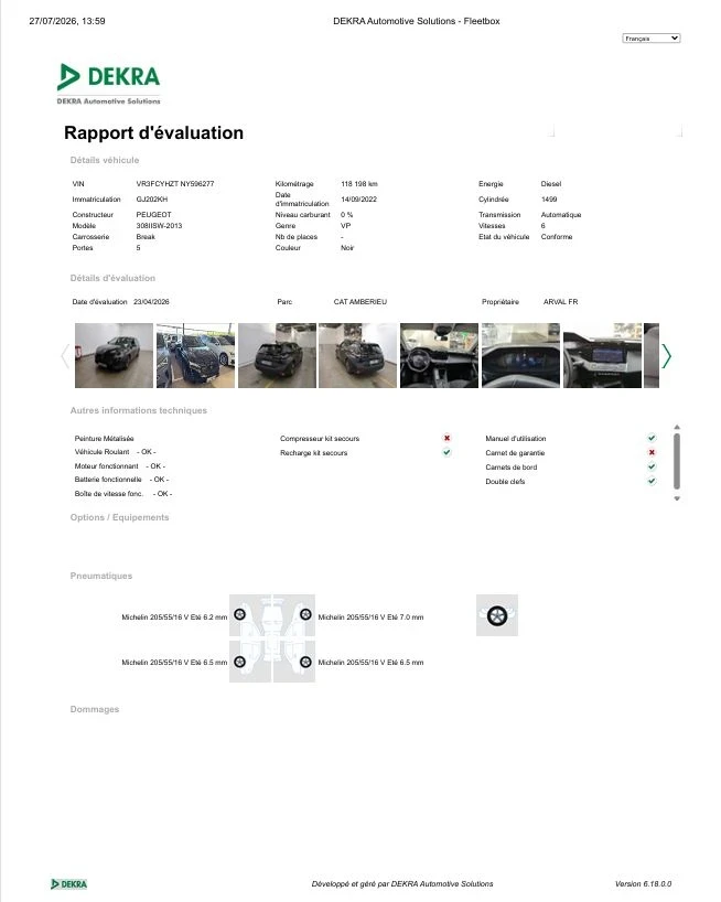 Peugeot 308 SW EAT8 Active Pack ОБСЛУЖЕН , снимка 17 - Автомобили и джипове - 56628786
